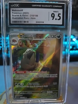 🔥 Mabostiff 218/198 S&V Base Set Secret Illustration Rare Pokémon Mint + 9.5 - Image 1 of 2