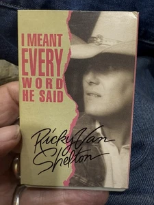 Ricky Van Shelton - I Meant Every Word He Said CASSETTE SINGLE - Picture 1 of 2