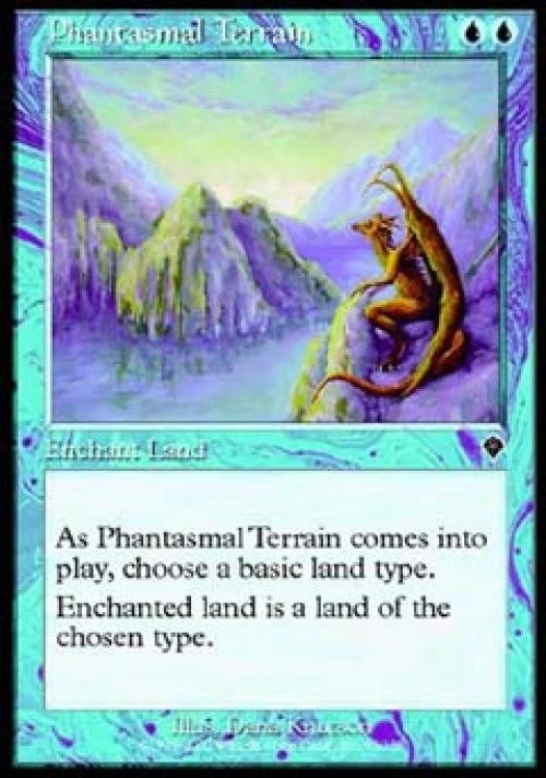 Phantasmal Terrain - Light Play MTG Invasion - Image 1 of 1