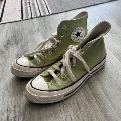 Converse Chuck 70’s High Tops Shoes Light Green Green Women's 7.5 Men's 5.5 - Image 1 of 4