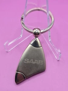 Keyring Key Ring - Vintage SAAB Dealer Dealership Key Fob - Picture 1 of 1