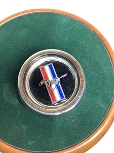 1965-66 Mustang Grant Steering Wheel Horn Button - Black - Bild 1 von 5