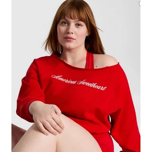 ROSA Victoria's Secret Sudadera Roja America's Sweetheart XXL/XXG - Imagen 1 de 7