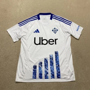 Como 1907 Third Shirt Football Shirt Large White Adidas Uber 2024/25 Aeroready - Picture 1 of 15