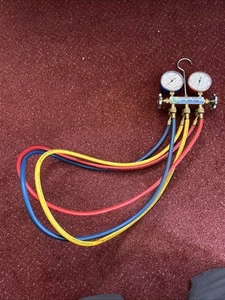 Refrigeration Manifold Gauges HVAC NRP GlobeSafe R22 404a 410a Excellent 🔥AC - Picture 1 of 7