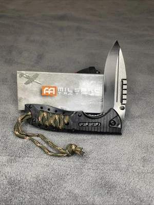Faca dobrável tática MILSPEC - NOVA EM FOLHA - Imagem 1 de 3