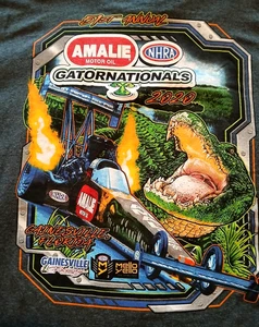 Camiseta AMALIE NHRA Gatornationals Gator Nationals 2020 adulto 2XL - Imagen 1 de 7