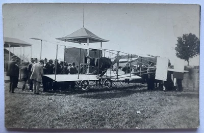RPPC Real Photo Postcard - Lincoln J. Beachey's Plane, The Master Birdman  - Image 1 of 2