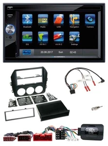 Blaupunkt Lenkrad USB Bluetooth TMC 2DIN Navigation für Mazda MX 5 NC 2009-2015 - Bild 1 von 10