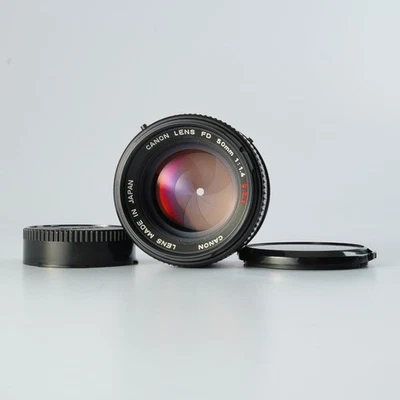 EXCELLENT Canon FD 50mm F/1.4 S.s.C. A mark Prime Lens - Image 1 of 4
