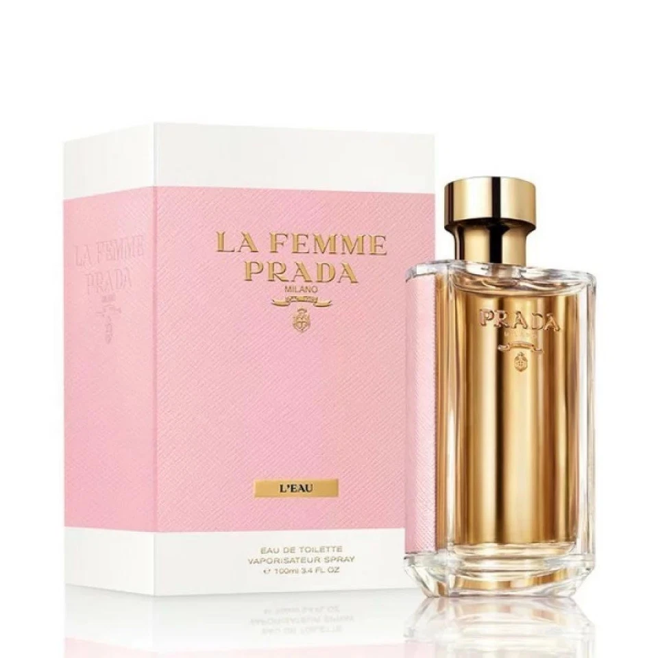 Prada La Femme L'eau Eau de Toilette para Mujer 100 ml/3,3 floz EDT Spray Sellado Foto 1 de 3