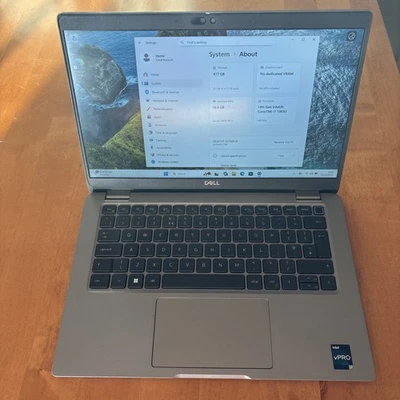 Dell latitude 5340 i7-1365U 13th Gen 16Gb RAM 512Gb SSD Win 11  * WORN LID * - Image 1 of 4