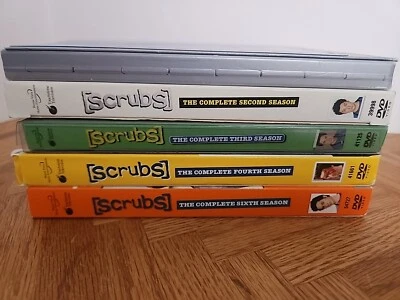 Lot Of 5 Scrubs: Seasons 1, 2, 3, 4 And 6 DVD Sets Good Used  Foto 1 de 4