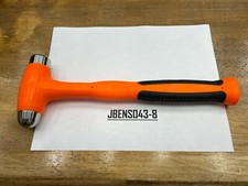 2020 Snap-on Tools 16 Oz Ball Peen Orange Soft Grip Dead Blow Hammer Hbbd16o