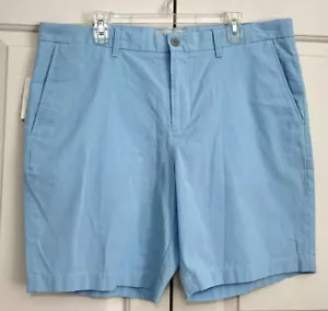 NWT Penguin size 38 slim fit air blue chino shorts 8" inseam mens - Picture 1 of 4