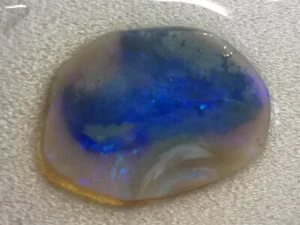 6.55 CTS Australian Opal Specimen – Natural Lightning Ridge Semi Black Opal - Imagen 1 de 4