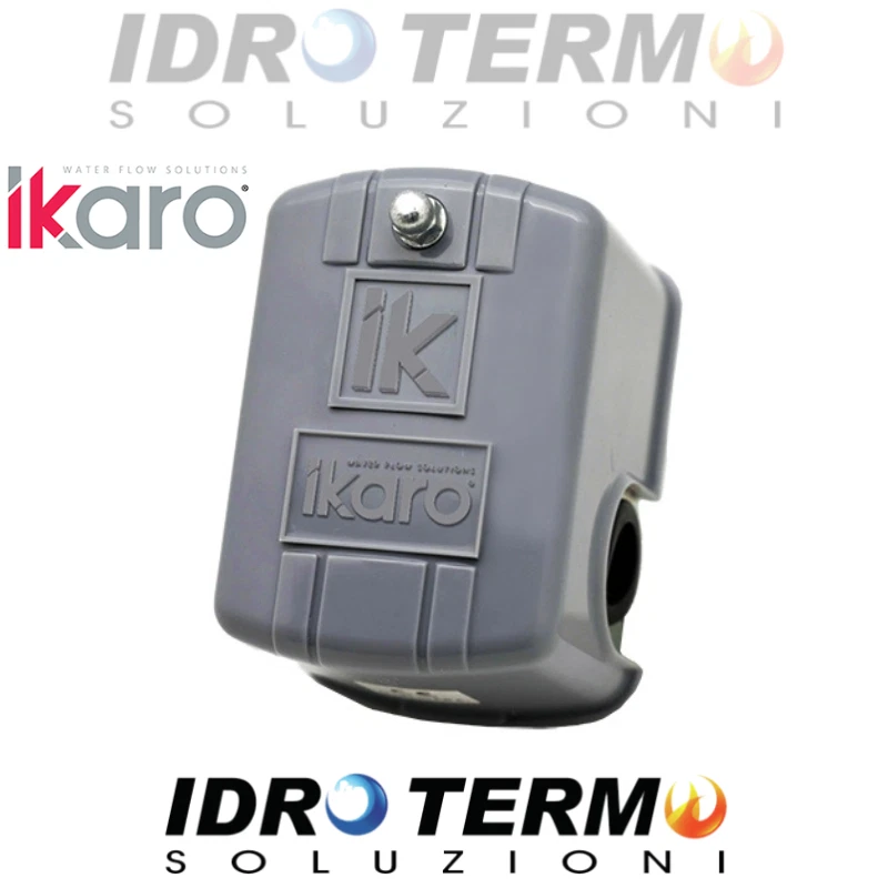 IKARO Pressostato Autoclave Regolabile Regolatore di Pressione per Pompa Pressostato