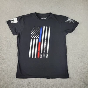 We The People Shirt Mens Medium Black Holsters Made USA Graphic Patriotic Tee - Foto 1 di 10