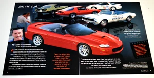 2001 Chevy Camaro SS Original Dealer Advertisement Print Ad 01 z28 Pace Car - Foto 1 di 1