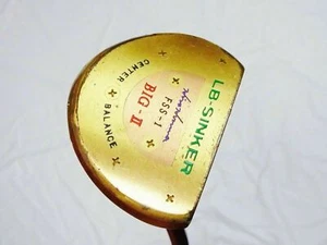 HONMA LB-SINKER BIG-Ⅱ RARE PERSIMMON PREMIUM MODEL 34INCH PUTTER GOLF - Picture 1 of 6