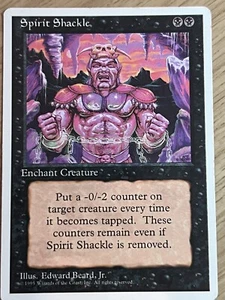 Magic the Gathering CCG - Spirit Shackle M / NM - 4th Fourth Ed 1995 - Bild 1 von 1