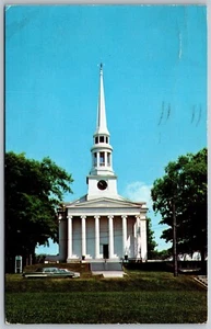 Vtg Ellsworth Maine ME Congregational Church 1960s View Postcard - Picture 1 of 2