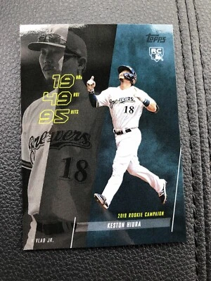 2019 Topps x Vlad Jr. "The Legend" CARD 7 KESTON HIURA  ROOKIE CAMPAIGN - Image 1 of 2