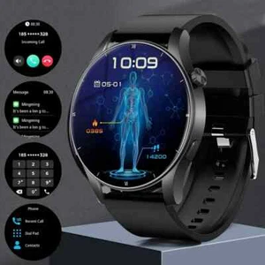 smart watch heart rate blood pressure medical grade Ip68 waterproof - Picture 1 of 8