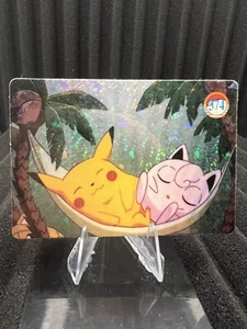 Pokemon Vintage Pocket Monsters Vending HOLO Prism Sticker Bandai 1999 Nintendo - Picture 1 of 2
