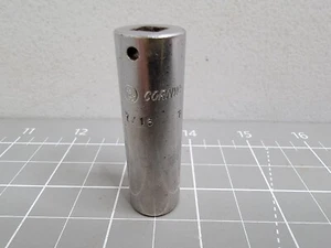 Cornwell Tools 7/16 Deep chrome Socket 1/4" Drive 6-Point Tool Number T0214L - Picture 1 of 11