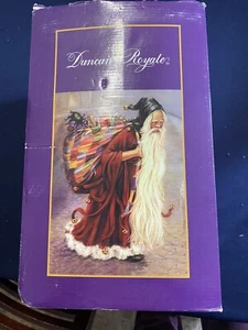 Duncan Royale Medieval History of Santa Spieluhr "Stille Nacht". Limitierte Auflage - Bild 1 von 15