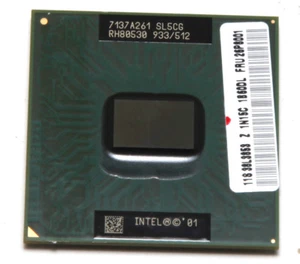 INTEL PENTIUM III 933MHZ 512K MOBILE CPU Laptop Processor SL5CG 26P8001 933 Mhz - Picture 1 of 7