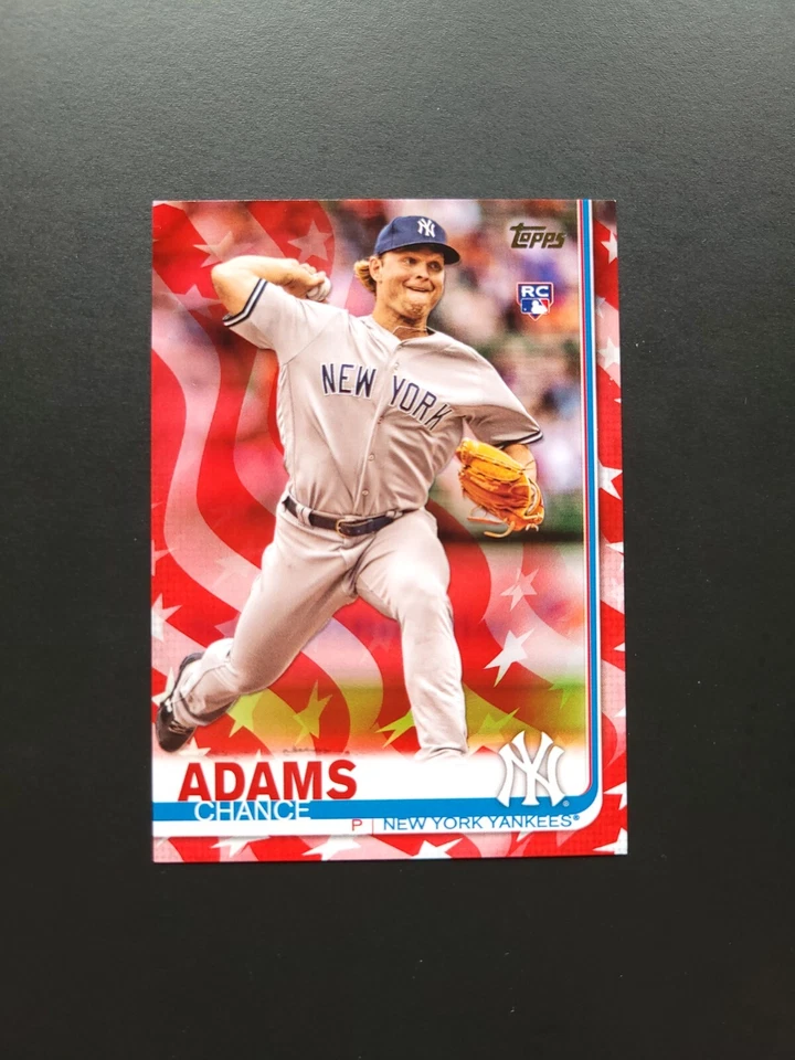 2019 Topps Independence /75 Chance Adams #98 Rookie RC - Image 1 of 4