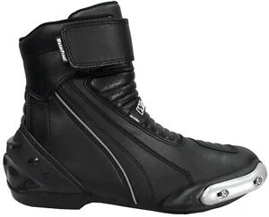 Scarpe stivaletti stivali protettivi bassi WinNet pelle moto protezioni sliders - Imagen 1 de 9