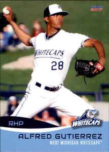 2017 West Michigan Whitecaps Choice #8 Alfred Gutierrez Venezuela VZ Card