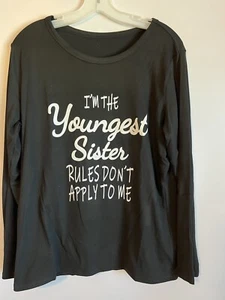 Camisa Manga Larga I'm the Young Brother Reglas No Me Aplican Talla Grande NUEVA - Imagen 1 de 8