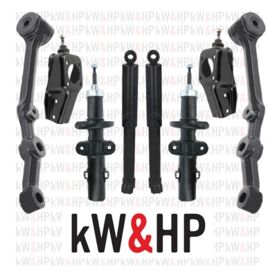 KIT 8PZ BRACCI MONTANTI AMMORTIZZATORI ANTERIORI E POSTERIORI PER FIAT PANDA 141 - Immagine 1 di 4