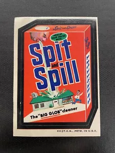 1973 TOPPS WACKY PACKAGES SERIES 3 SPIT AND SPILL (SPIC+SPAN) **RARE** EX COND. - Picture 1 of 2