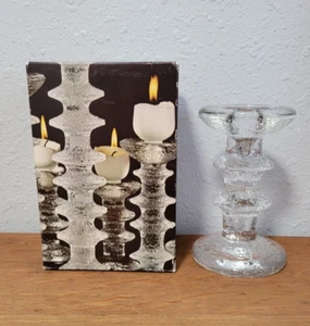 Candelabro vintage de 2 anillos IITTALA “Festivo” diseñado por Timo Sarpaneva en CAJA - Imagen 1 de 5