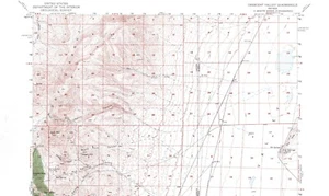Crescent Valley Quadrangle, Nevada 1949 Map Vintage USGS 15 Minute Topographic - Picture 1 of 2
