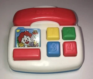 Vintage Fisher-Price McDonald's Toddler Toy Play Phone 1999 - Picture 1 of 12