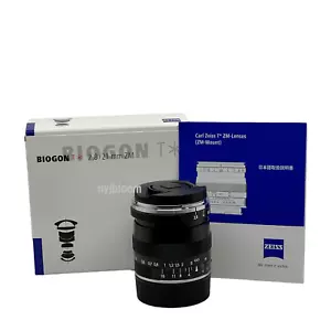 New Carl Zeiss BIOGON T * 21mm f2.8 ZM Lens for Leica - Black - JAPAN - Picture 1 of 14