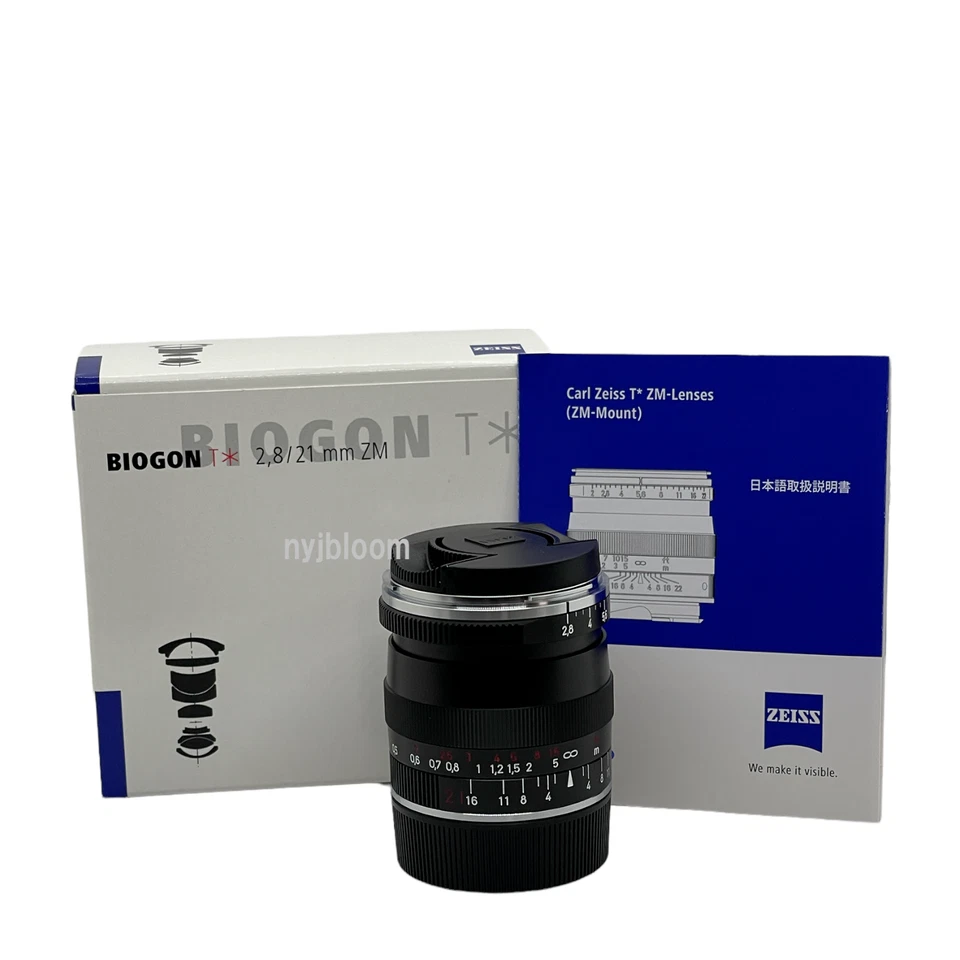 New  Carl Zeiss BIOGON  T * 21mm f2.8 ZM Lens for Leica - Black - JAPAN  - Image 1 of 4