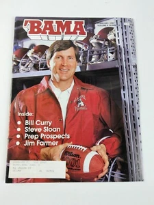 BAMA Inside The Crimson Tide Football Magazine 1987 Vol 9 No 2 Bill Curry - Bild 1 von 5