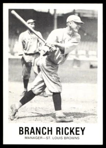 1980 Galasso Glossy Greats #124 Branch Rickey MGR St. Louis Browns NR-MINT - Picture 1 of 2
