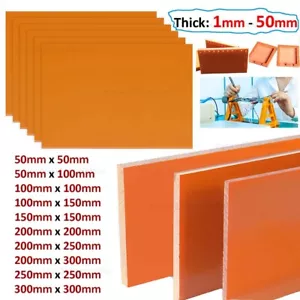 Bakelit Phenolharz Flachblech 1mm bis 50mm Dicke Isolierung, Elektrische Platte - Picture 1 of 19