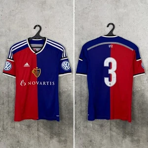 BASEL 2014 2015 HOME FOOTBALL SHIRT #3 ADIDAS JERSEY SIZE S - Picture 1 of 10