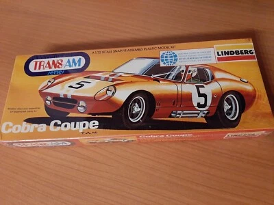 Lindberg 6050 Kit 1/32 Cobra Coupe Trans Am - Immagine 1 di 3