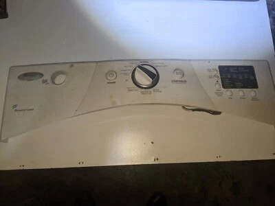 Whirlpool Duet Steam Dryer Control Panel Part No. F2A10030034803  W10329850!!! - Image 1 of 2