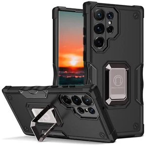 Military Grade Shockproof Hybrid Armor Case with Ring Holder for Samsung Galaxy - Bild 1 von 8